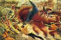 The City Rises, 1911, boccioni