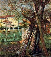 Countryside with Trees, 1908, boccioni
