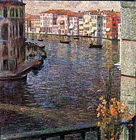 The Grand Canal in Venice, 1907, boccioni