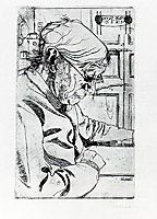 María Sacchi Reading, 1907, boccioni