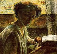 Portrait of a Young Woman, 1909, boccioni