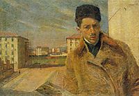 Self-portrait, 1908, boccioni