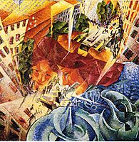 Simultaneous Visions, 1912, boccioni