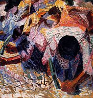 The Street Pavers, 1914, boccioni