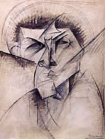 Study for sculpture -Empty and full abstracts of a head-, 1912, boccioni