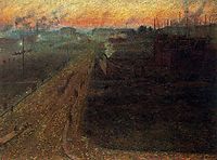 Twilight, 1909, boccioni