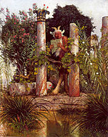 Idyll (Pan Amidst Columns), 1875, bocklin