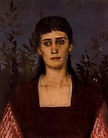 Portrait of Clara Bruckmann-Böcklin , bocklin