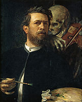 Self-Portrait with Death as a Fiddler, 1872, bocklin