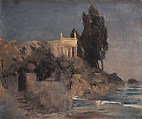 Villa by the Sea, c.1864, bocklin