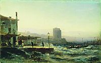 Baku. Embankment, 1861, bogolyubov