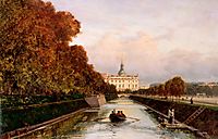 View to Michael-s Castle in Petersburg from Lebiazhy Canal, c.1880, bogolyubov