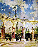 The Collonade in Versailles, boldini