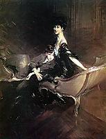 Consuelo, Duchess of Marlborough, with Her Son Ivor Spencer-Churchill, 1906, boldini
