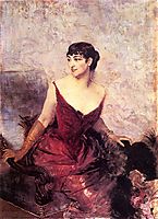 Countess de Rasty Seated in an Armchair, boldini