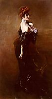 Madame Pages In Evening Dress, 1912, boldini