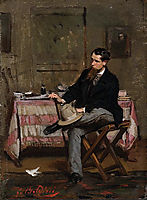 The Painter Vincenzo Cabianca, 1909, boldini