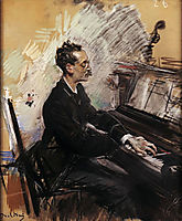 The Pianist A. Rey Colaco, boldini
