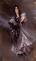 Portrait of Anita de la Ferie - The Spanish Dancer, 1900, boldini