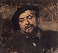 Portrait of the Artist Ernest Ange Duez, 1896, boldini