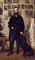 Portrait of Giuseppe Abbati, 1865, boldini