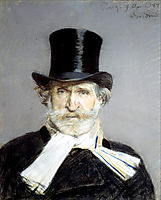 Portrait of Guiseppe Verdi (1813-1901)  , boldini