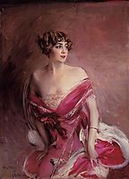 Portrait of Mlle de Gillespie - La Dame de Biarritz, 1912, boldini