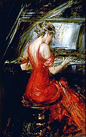 The Woman in Red, boldini