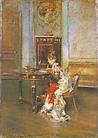 Young Woman Writing, boldini