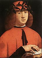 Portrait of Gerolamo Casio, 1495, boltraffio