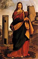 St. Barbara, 1499, boltraffio