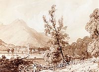 Lake Brientz and Interlaken, 1826, bonington