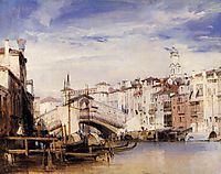 The Rialto, Venice, 1826, bonington
