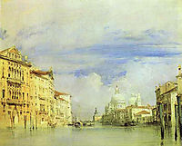 Venice. The Grand Canal., 1827, bonington