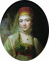 Christina, the Peasant Woman from Torzhok, c.1795, borovikovsky