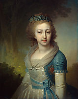 Grand Duchess Elena Pavlovna of Russia, 1799, borovikovsky