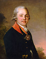 Portrait of Alexander Dmitrievich Arseniev, 1797, borovikovsky