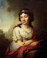 Portrait of Catherine Vasilevny Torsukovoy, 1795, borovikovsky
