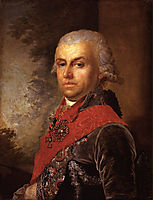 Portrait of D. P. Troschinsky, 1799, borovikovsky
