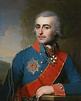 Portrait of General adjutant Count Pyotr Tolstoy, 1799, borovikovsky
