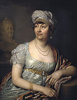 Portrait of Germaine de Stael, 1812, borovikovsky