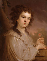 Portrait of Olga Filippova Kuzminichna, borovikovsky