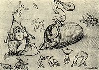 Beehive and witches, bosch