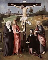 Crucifixion with a Donor, 1480-1485, bosch