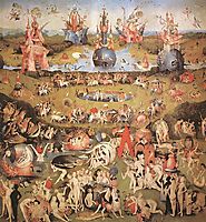 Garden of Earthly Delights, central panel of the triptych, 1500, bosch