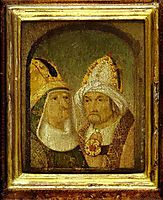 Two Male Heads, bosch
