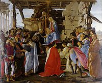 Adoration of the Magi, 1475, botticelli