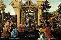 Adoration of the Magi, 1481-82, botticelli