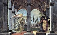 Annunciation, 1500, botticelli