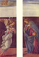 The Annunciation, 1500, botticelli